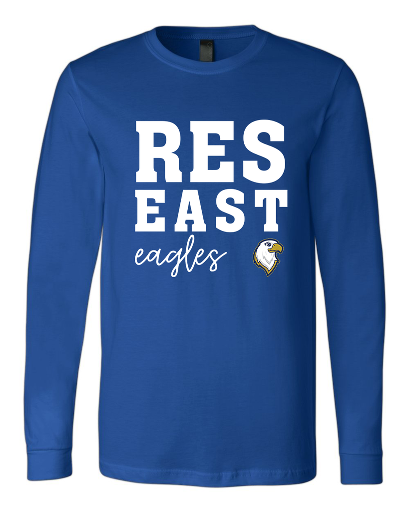 RES East Eagles Logo Long Sleeve Youth/Adult