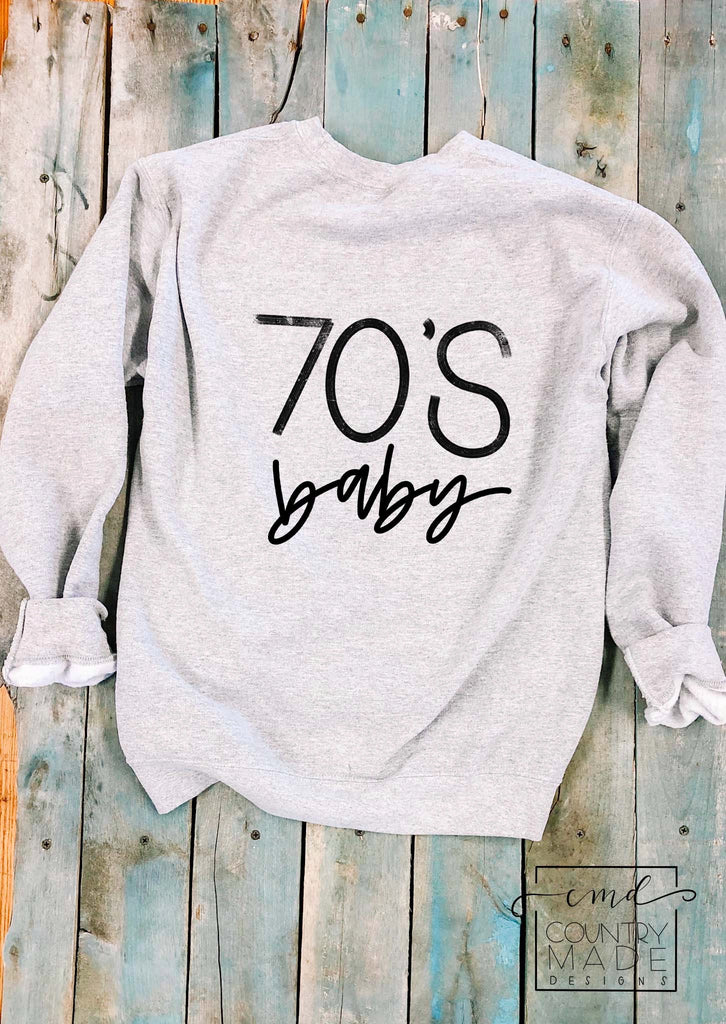 70s Baby Crewneck Sweatshirt