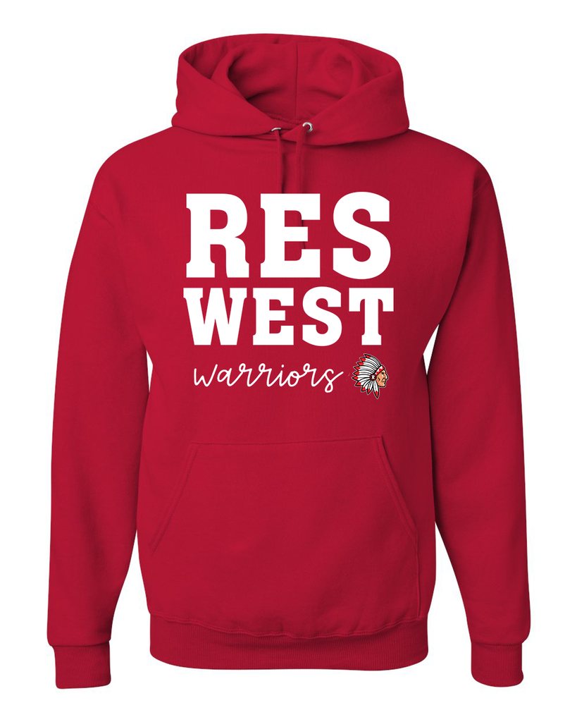 RES West Warrriors Logo Hoodie Youth/Adult