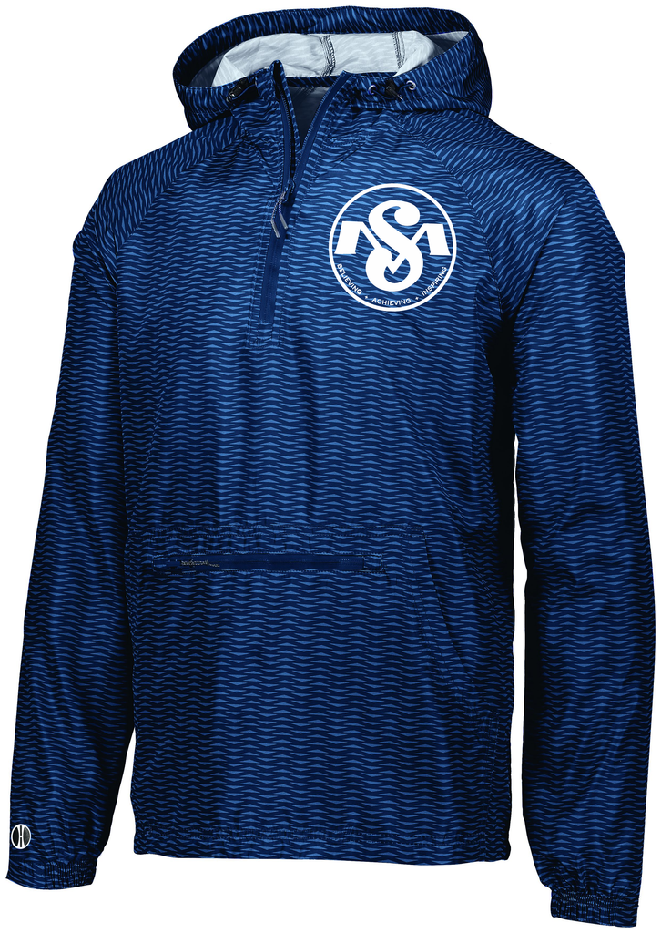SMS Logo Pullover Windbreaker Jacket