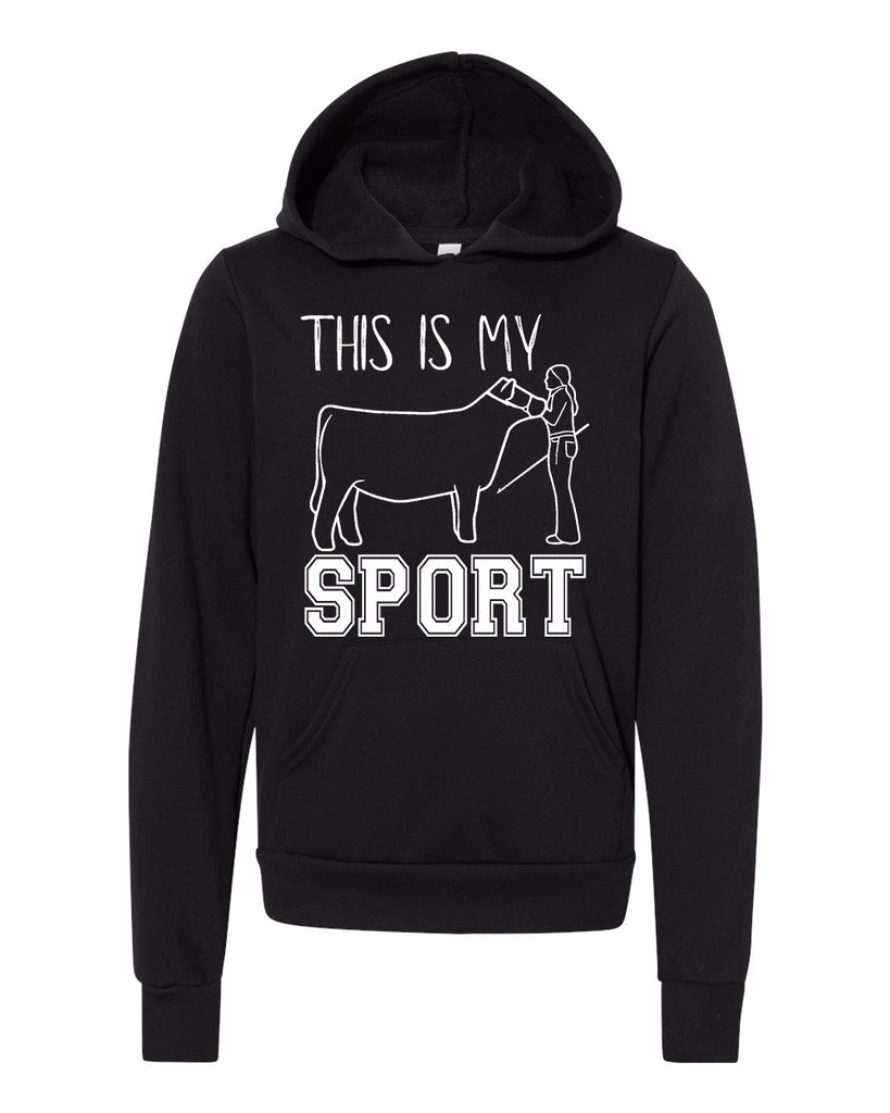 Girl Showman Sweatshirt Black Youth