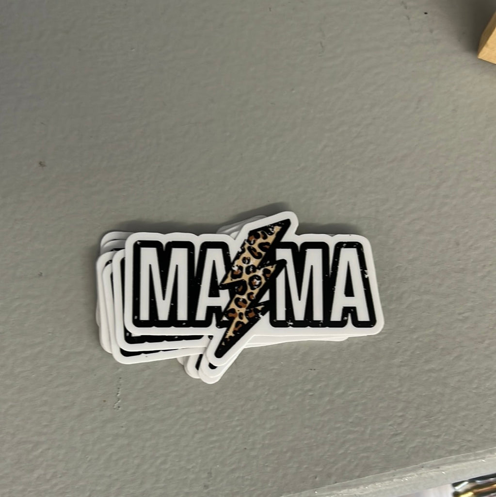 Mama bolt sticker