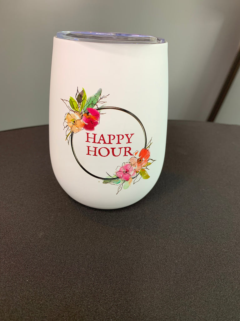 12 oz Stainless Wine Tumblers