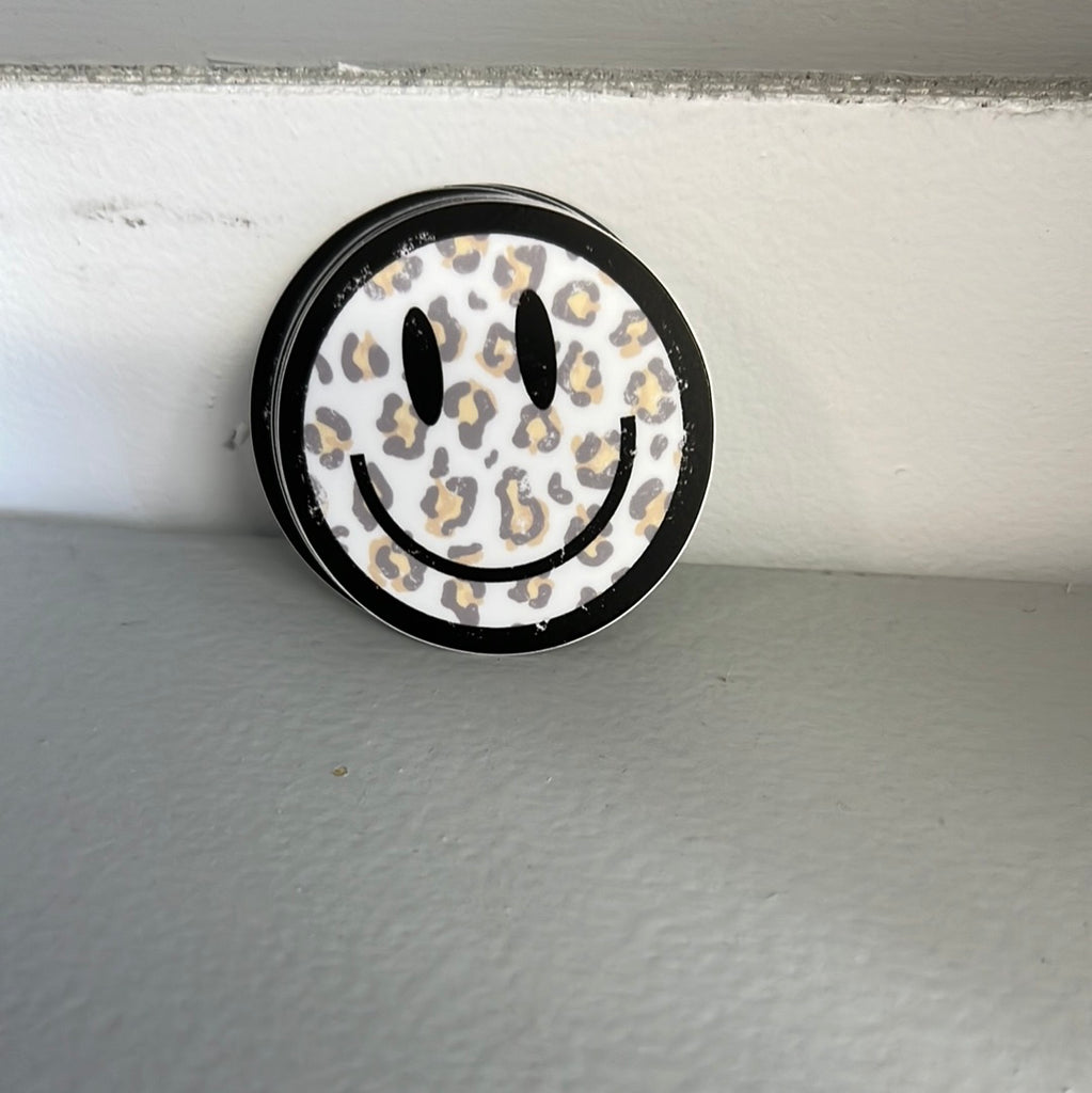 Smiley face sticker